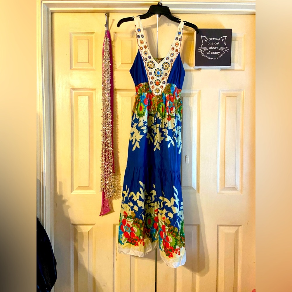 BOUTIQUE SUMMER BOHO DRESS BY MINT GREEN